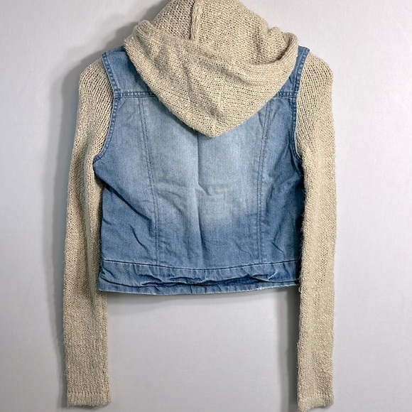 Billabong Rev Up Hooded Denim Jacket size S - Picture 10 of 14